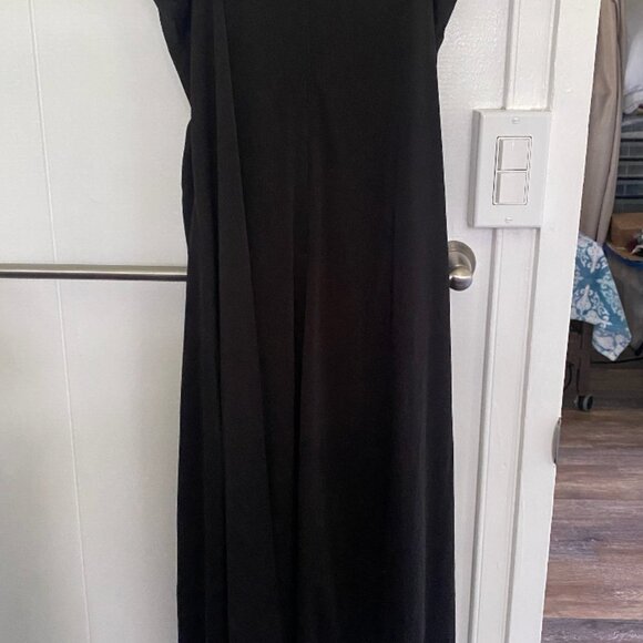 Vintage 90s Black Cocktail Dress XS/SM - Picture 2 of 4